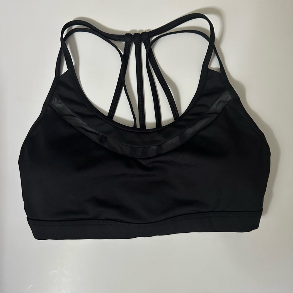 PINK Victoria's Secret Black Sports Bra